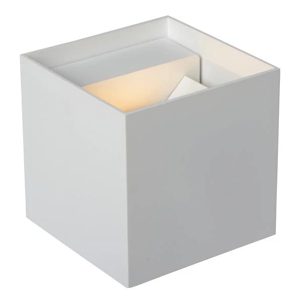 Lucide AXI - Wandstrahler / Wandleuchte Badezimmer - LED - 2x7W 2700K - IP54 - Einstellbarer Abstrahlwinkel - Weiß - detail 1